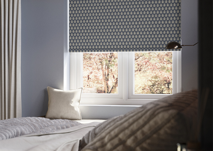 Emily Bond Jaipur, Indigo - Roller Blind - Image 5